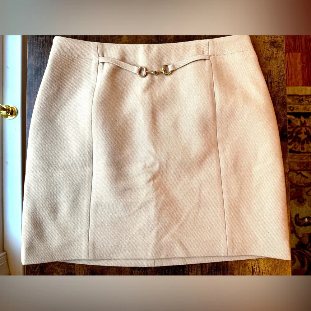 H&M Tan Camel Color Pencil Mini Skirt Size 6